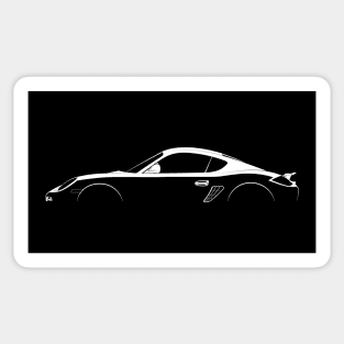 Porsche Cayman R (987) Silhouette Sticker